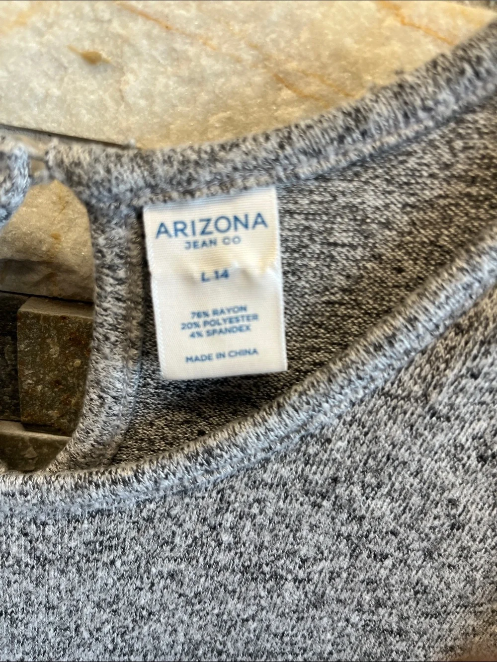 Arizona Jean Company Kids Gray One-Piece Romper
